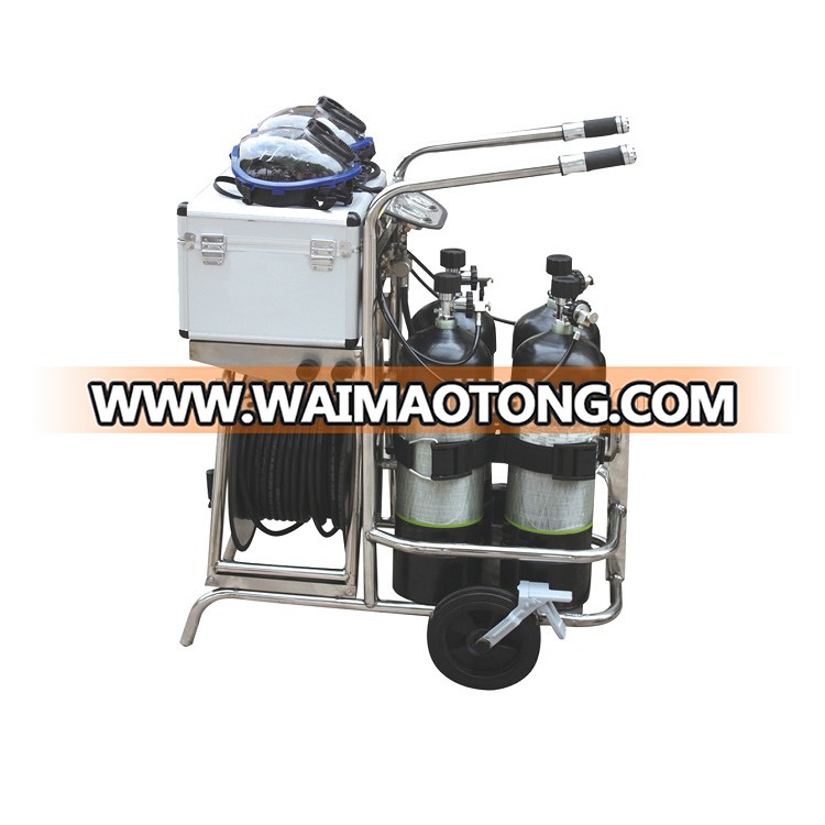 Trolley type SCBA for coal mine